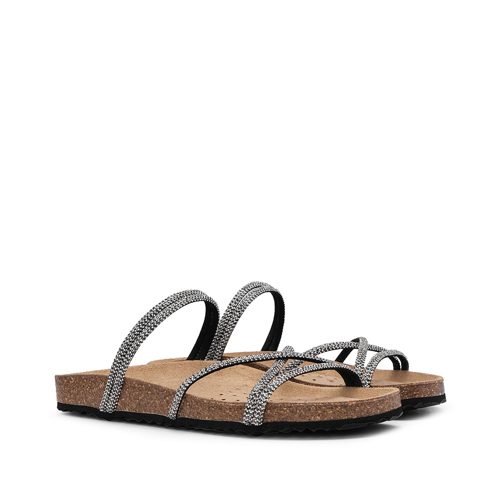 Chinelo Casual Mulher Preto