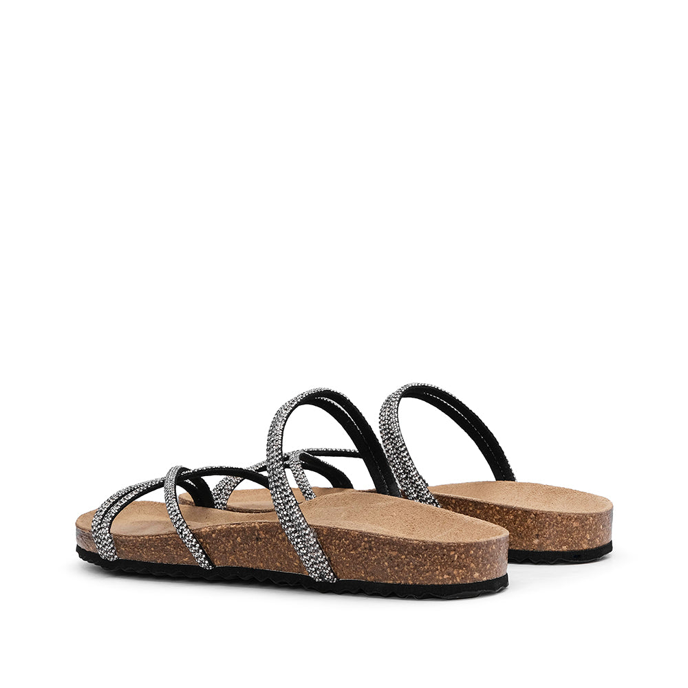 Chinelo Casual Mulher Preto