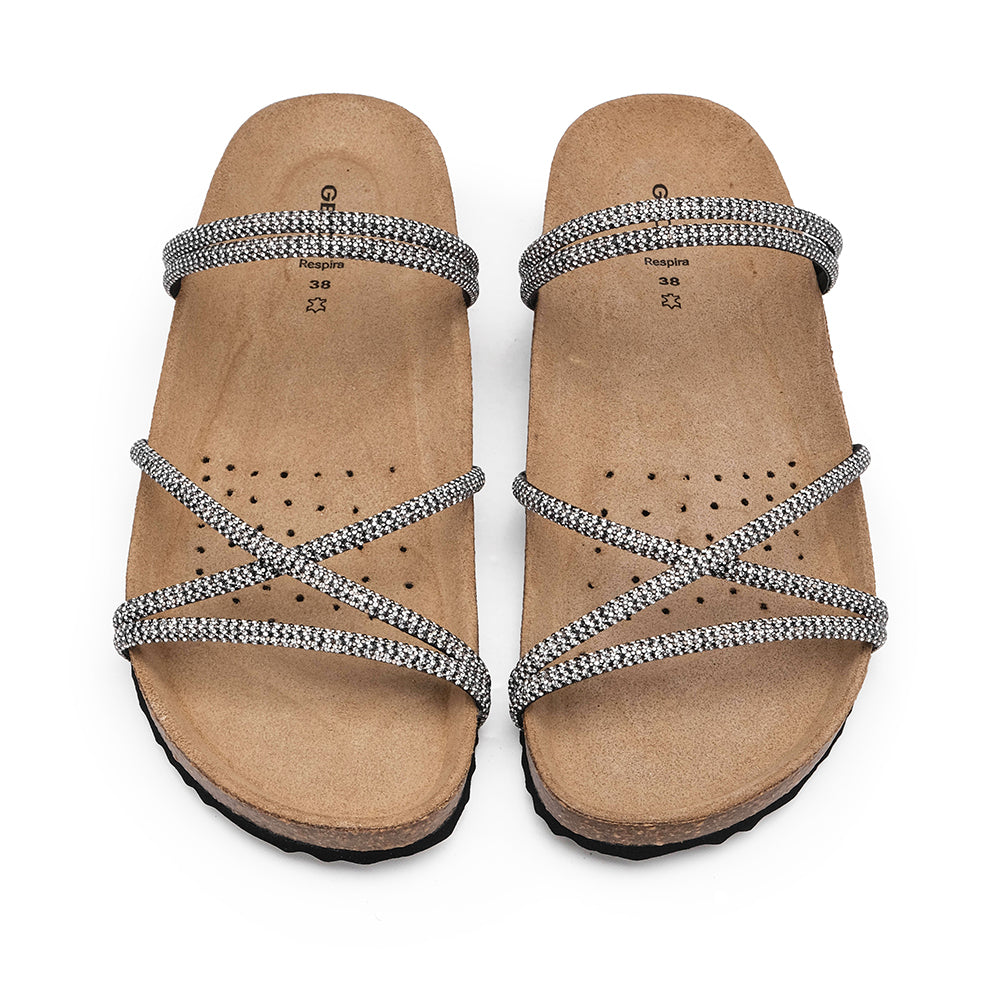 Chinelo Casual Mulher Preto