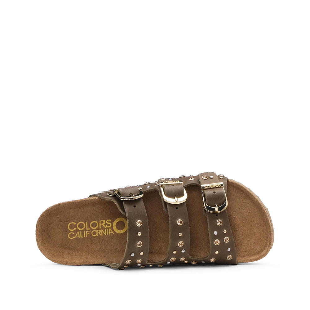 Chinelo Casual Mulher Taupe