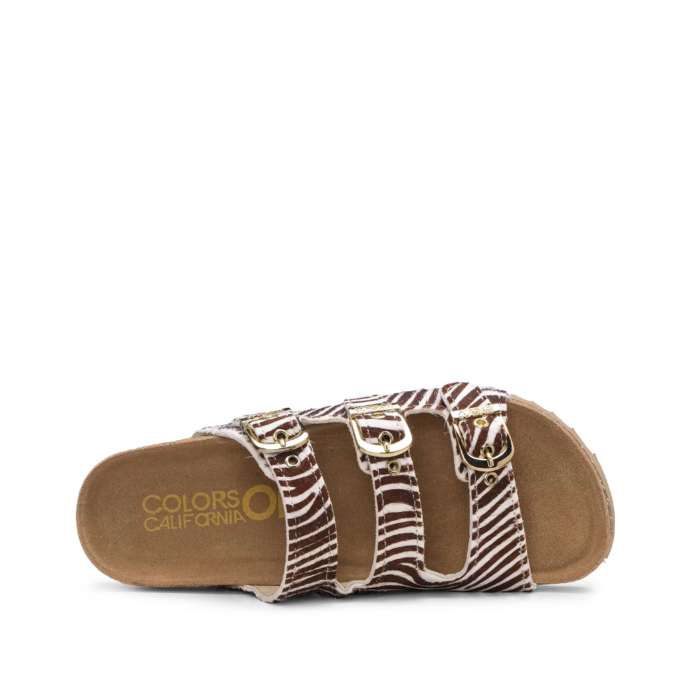 Chinelo Casual Mulher Zebra