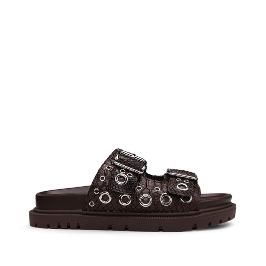 Chinelo Casual Mulher Castanho