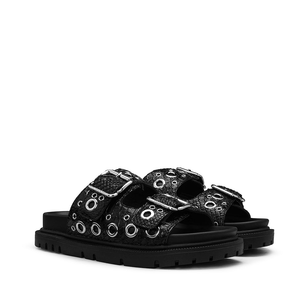 Chinelo Casual Mulher Preto