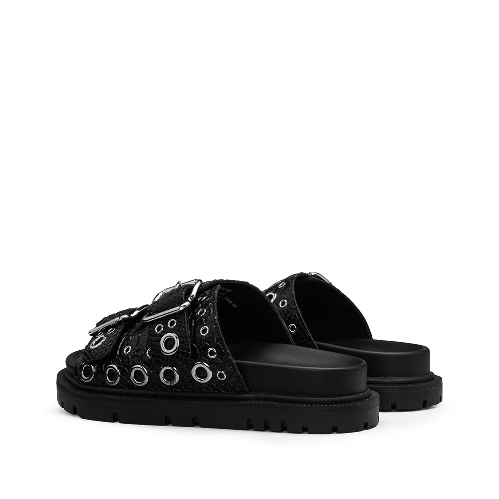 Chinelo Casual Mulher Preto