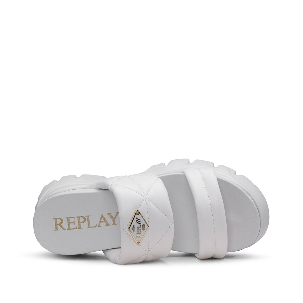 Chinelo Plataforma Mulher Branco