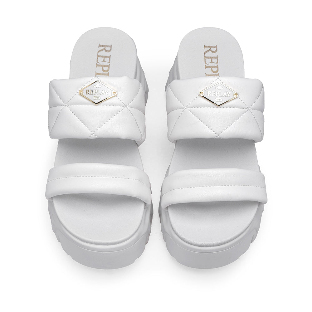 Chinelo Plataforma Mulher Branco