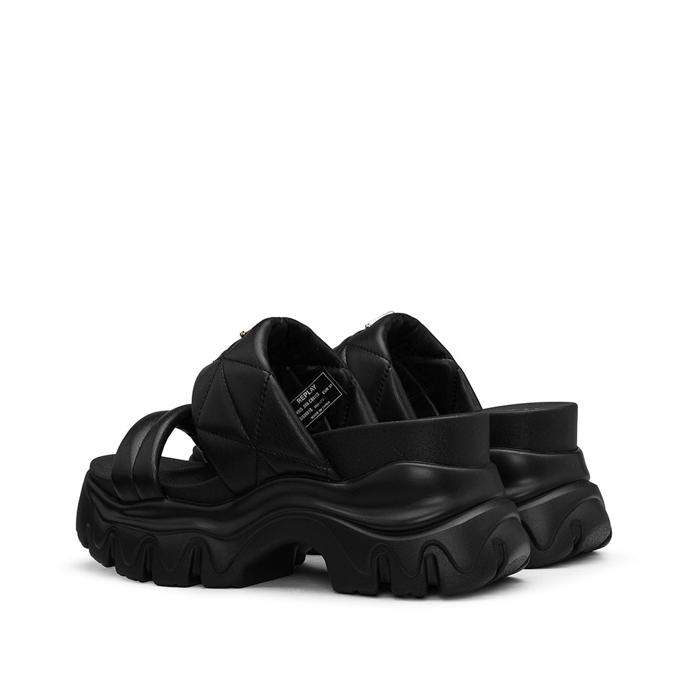 Chinelo Plataforma Mulher Preto