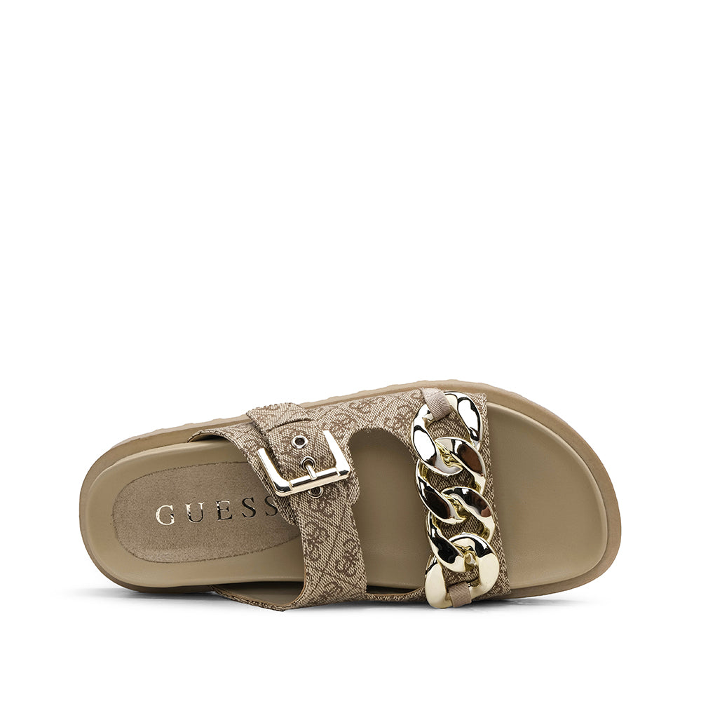 Chinelo Casual Mulher Bege