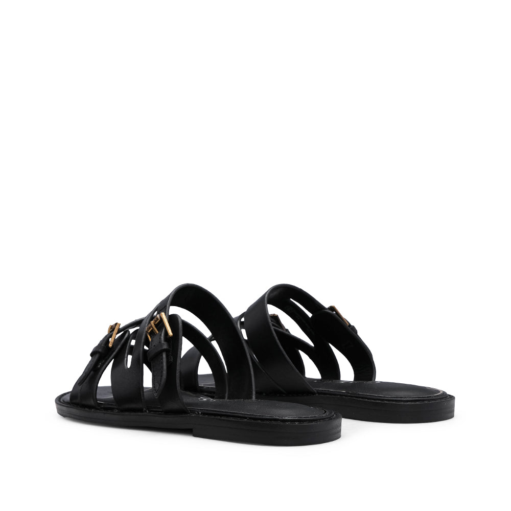 Chinelo Salto Raso Mulher Preto