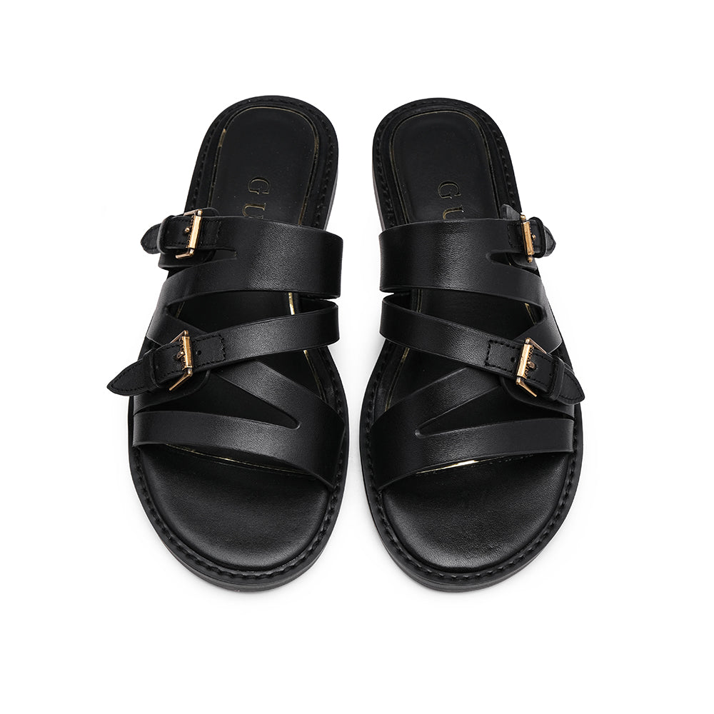 Chinelo Salto Raso Mulher Preto