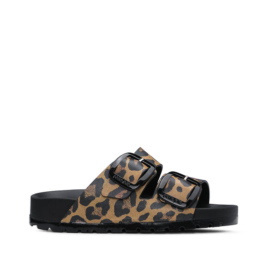 Chinelo Praia Mulher Leopardo