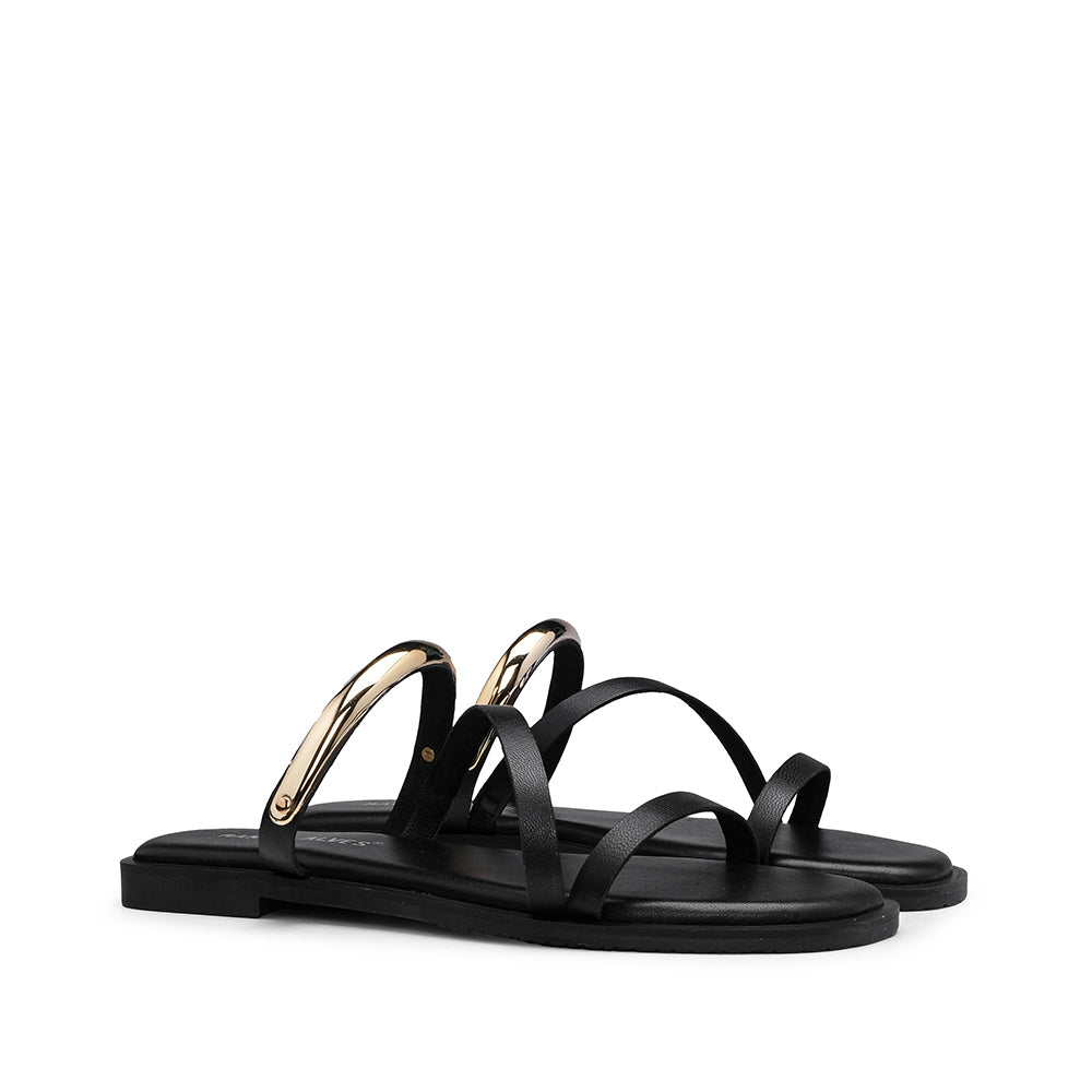 Chinelo Casual Mulher Pele Preto