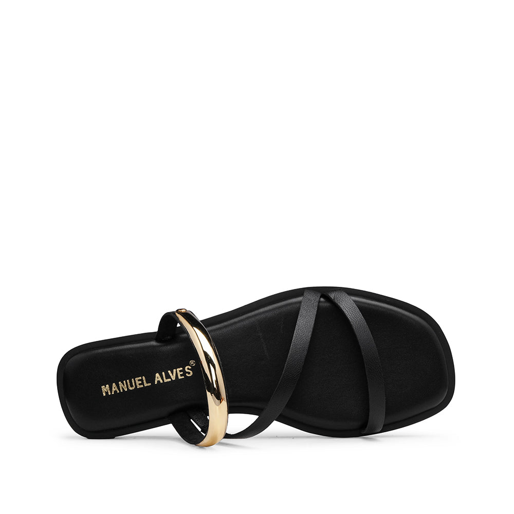 Chinelo Casual Mulher Pele Preto