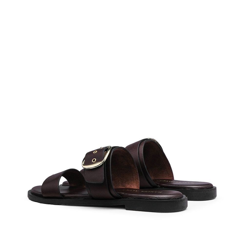 Chinelo Casual Mulher Pele Castanho