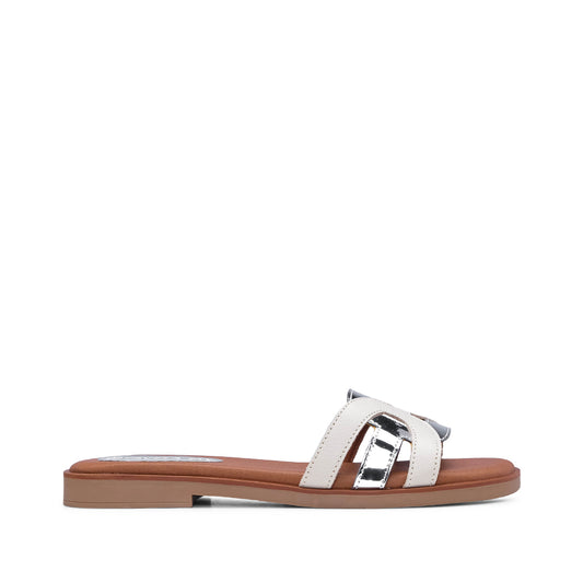 Chinelo Casual Mulher Pele Bege