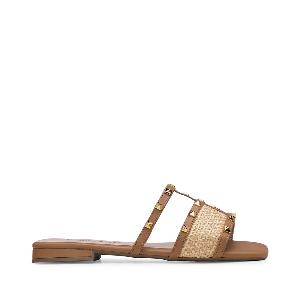 Chinelo Casual Mulher Camel