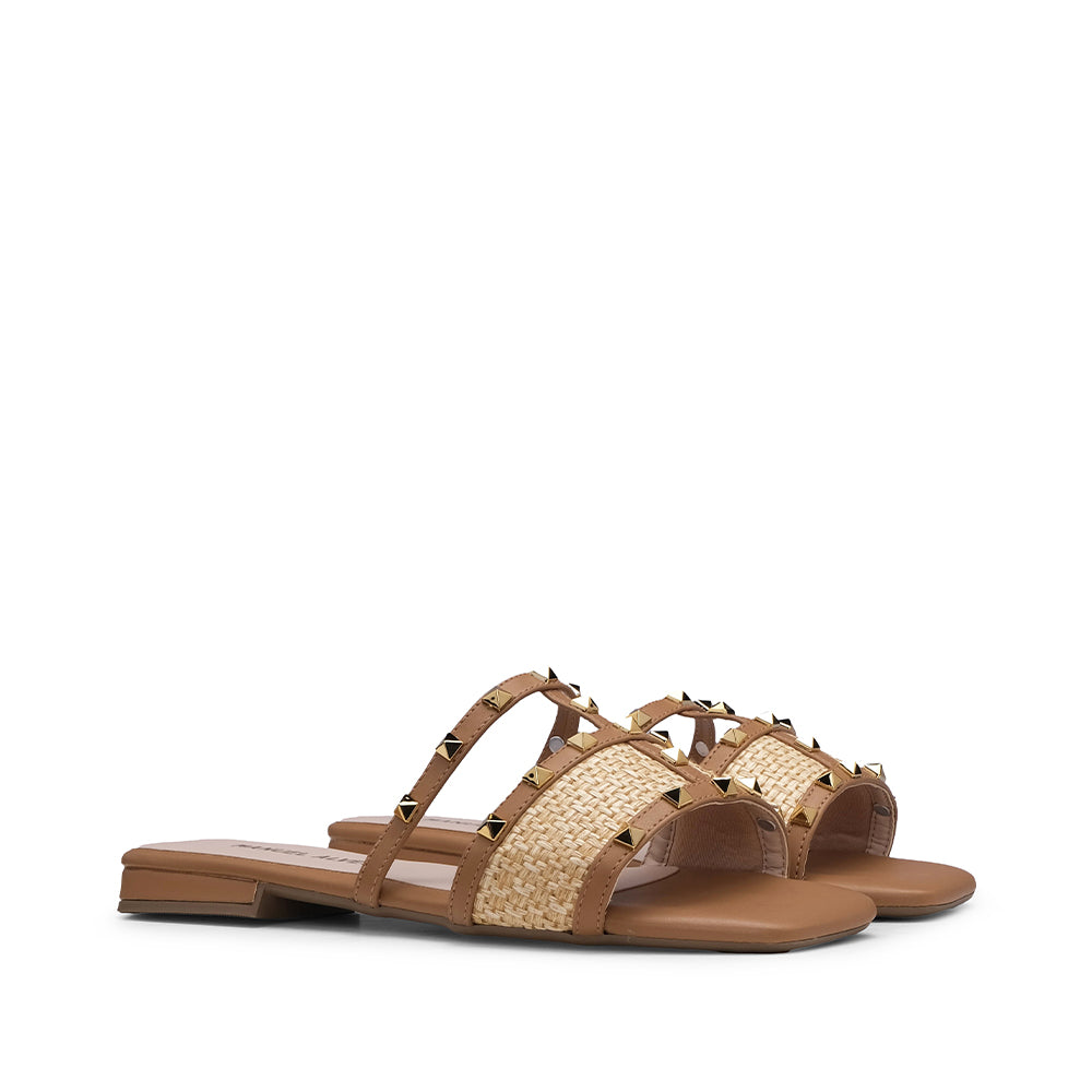 Chinelo Casual Mulher Camel