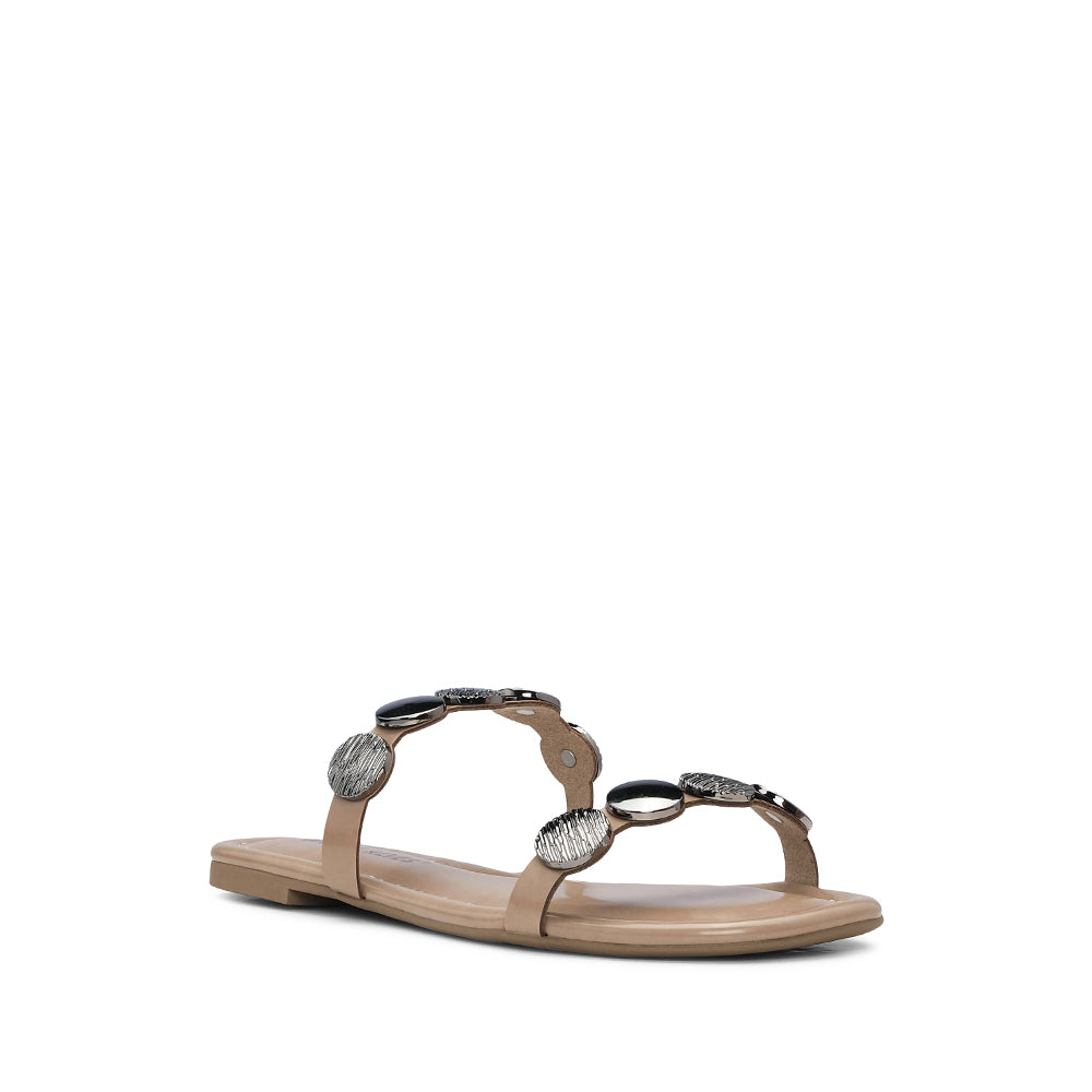 Chinelo Casual Mulher Taupe