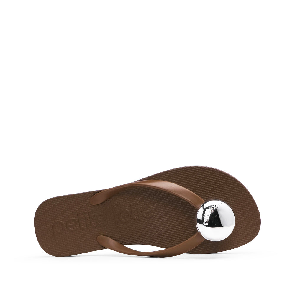 Chinelo Praia Mulher Castanho