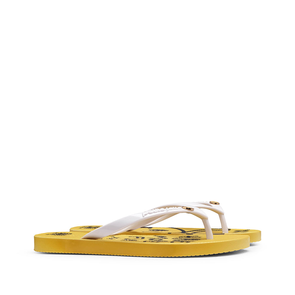 Chinelo Praia Mulher Amarelo