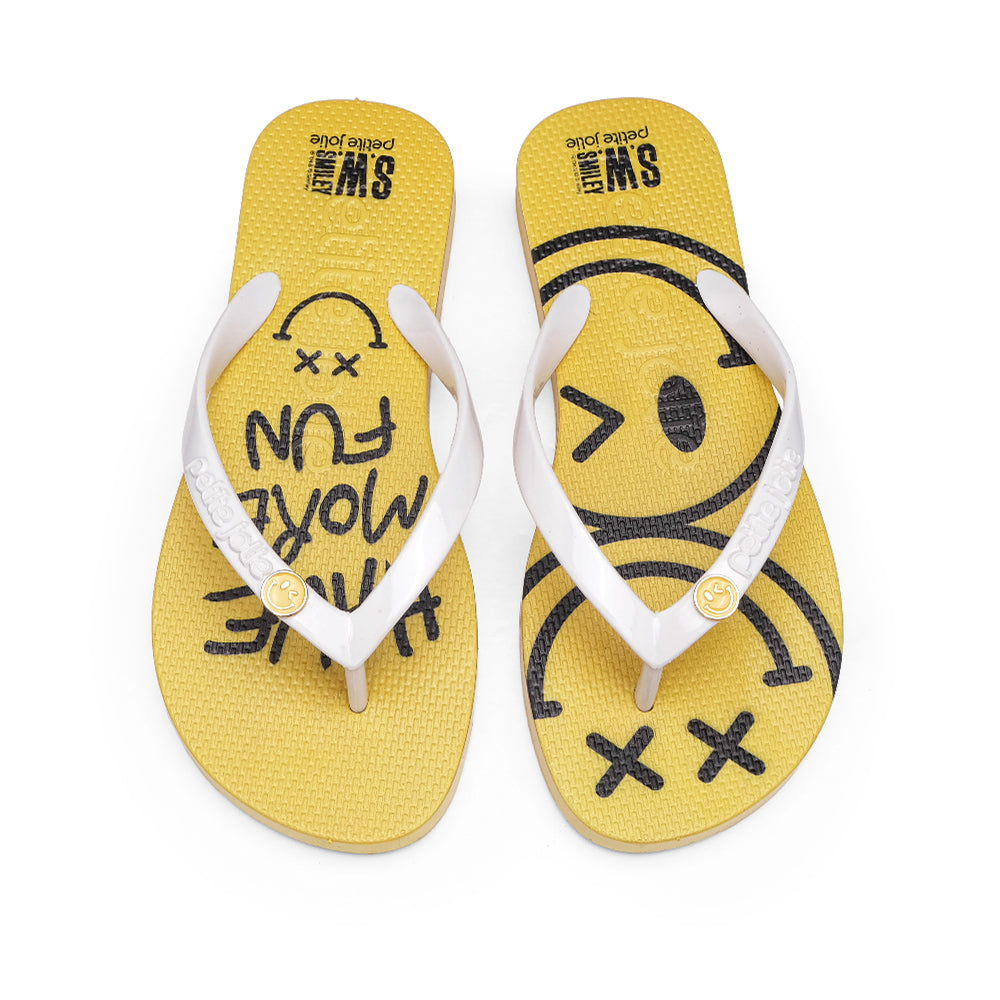 Chinelo Praia Mulher Amarelo