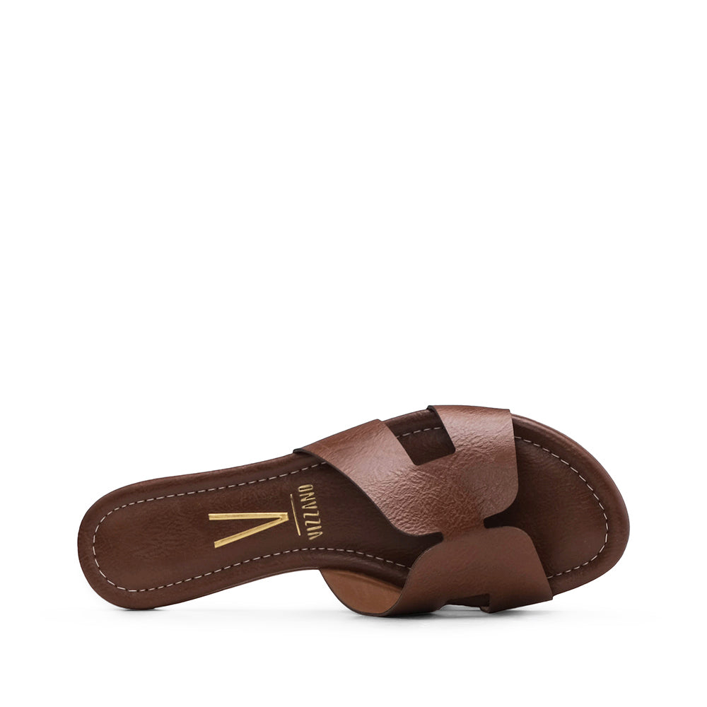 Chinelo Salto Raso Mulher Camel