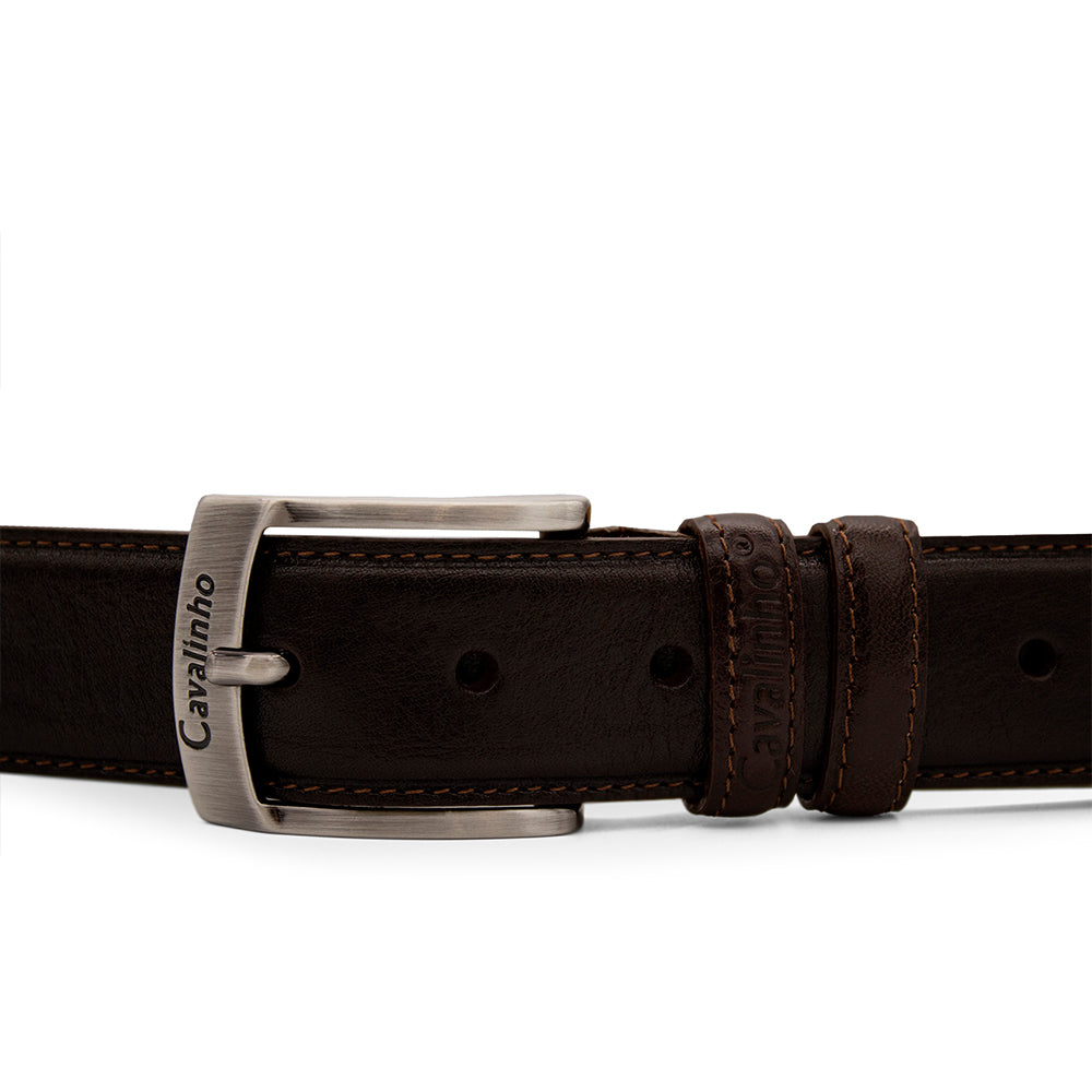 Acessórios Cinto Homem Pele Castanho