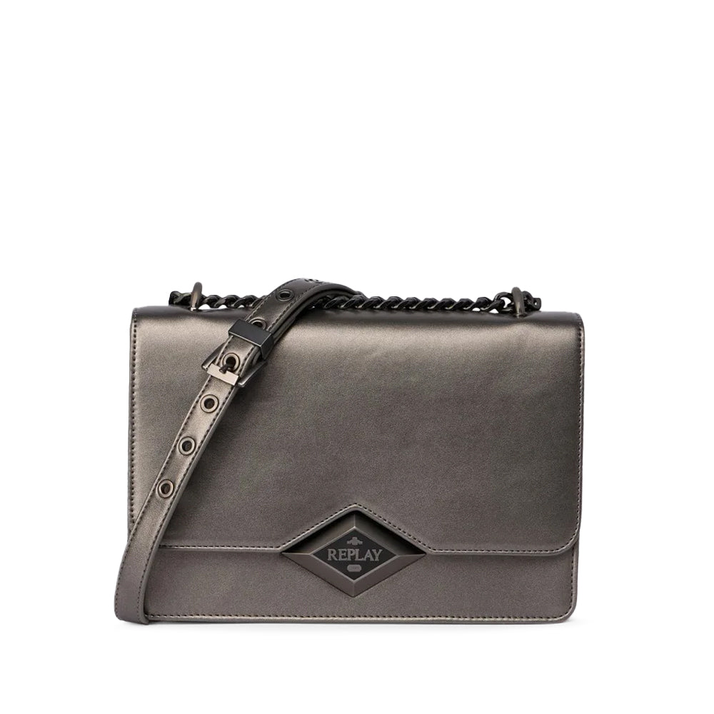 Mala Tiracolo Mulher Cinzento