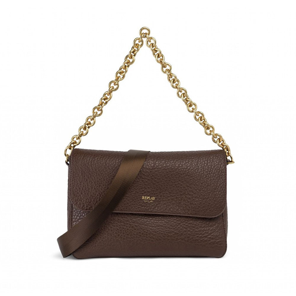 Mala de Ombro Mulher Castanho