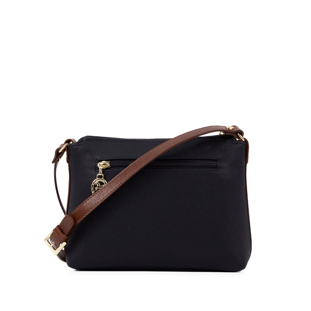 Mala Tiracolo Mulher Pele Camel