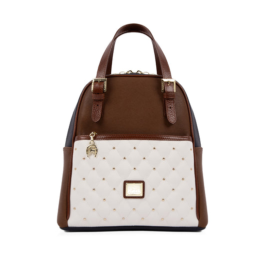 Mala Mochila Mulher Pele Camel