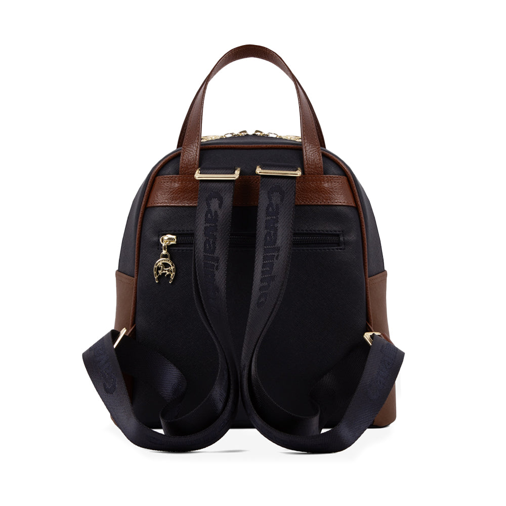 Mala Mochila Mulher Pele Camel