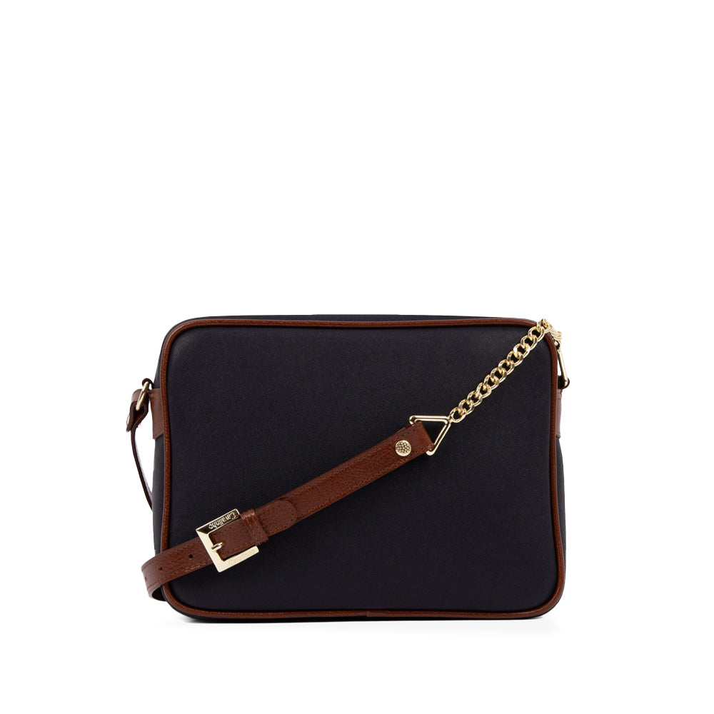 Mala Tiracolo Mulher Pele Camel