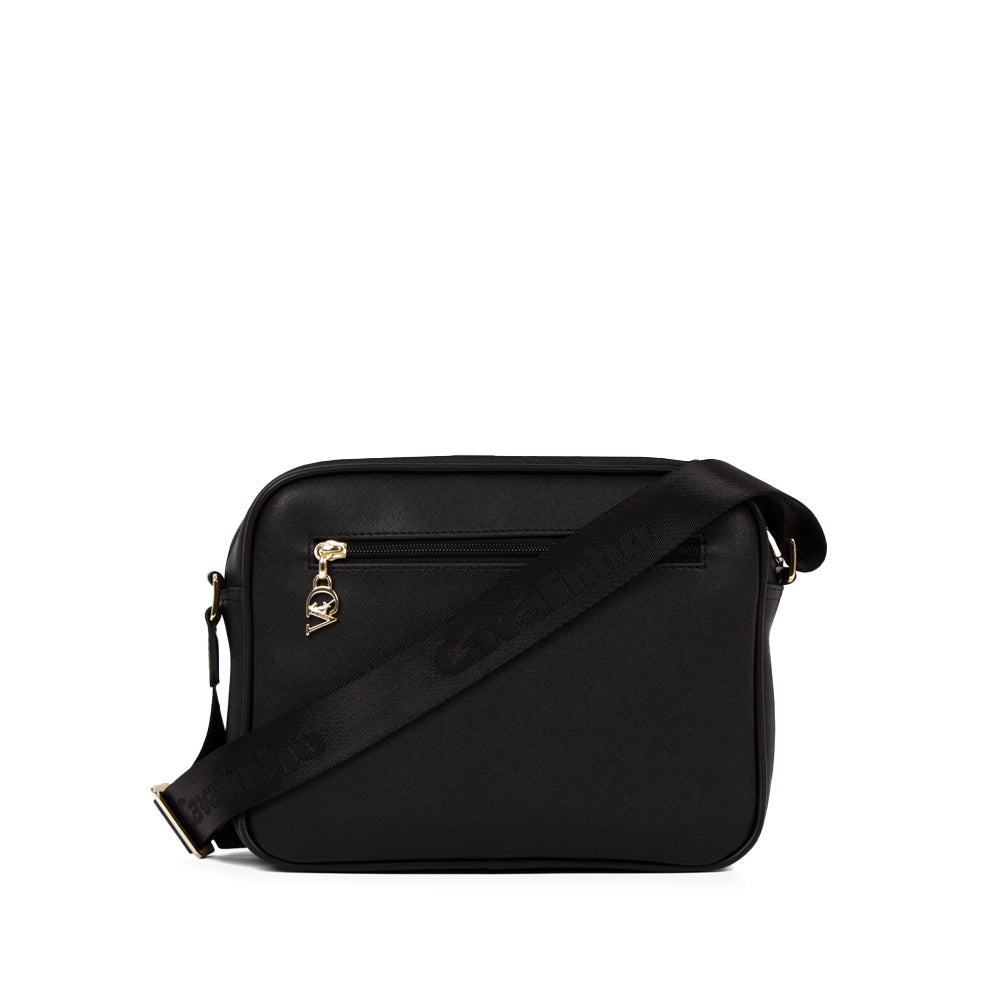 Mala Tiracolo Mulher Pele Preto