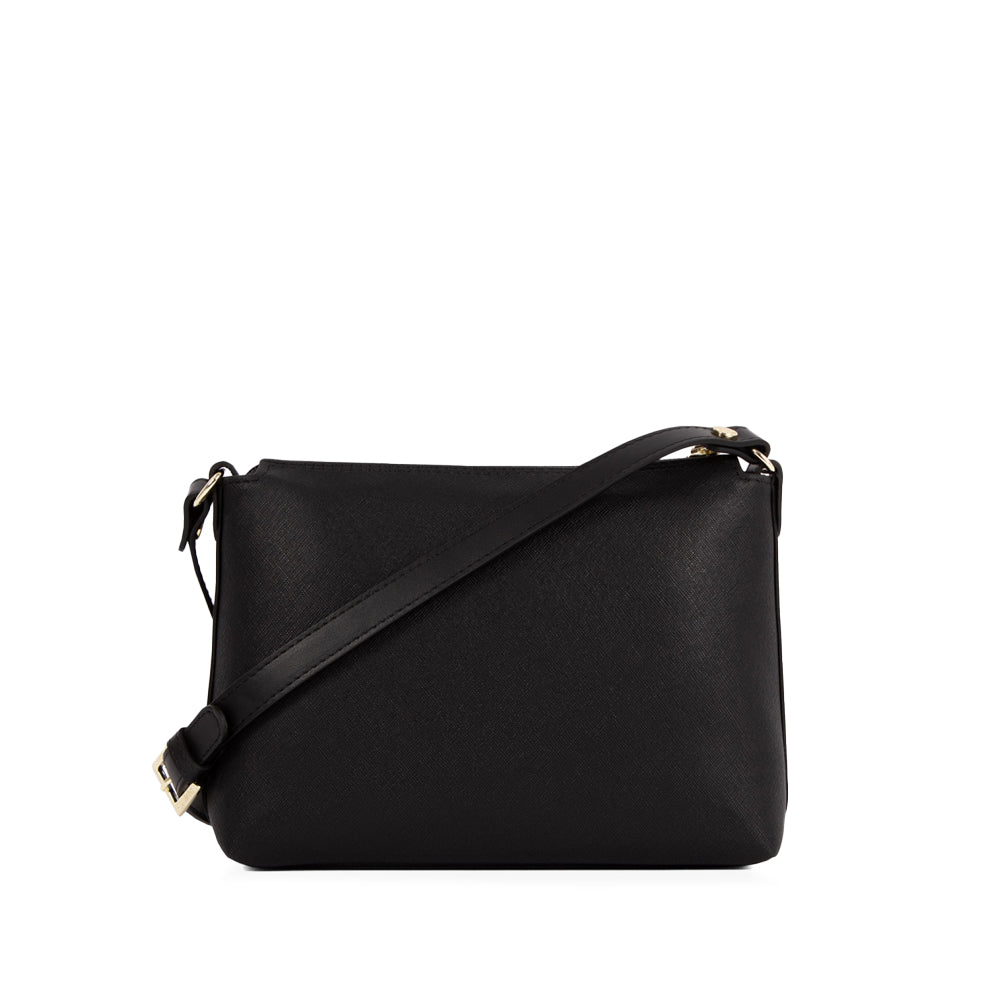 Mala Tiracolo Mulher Pele Preto