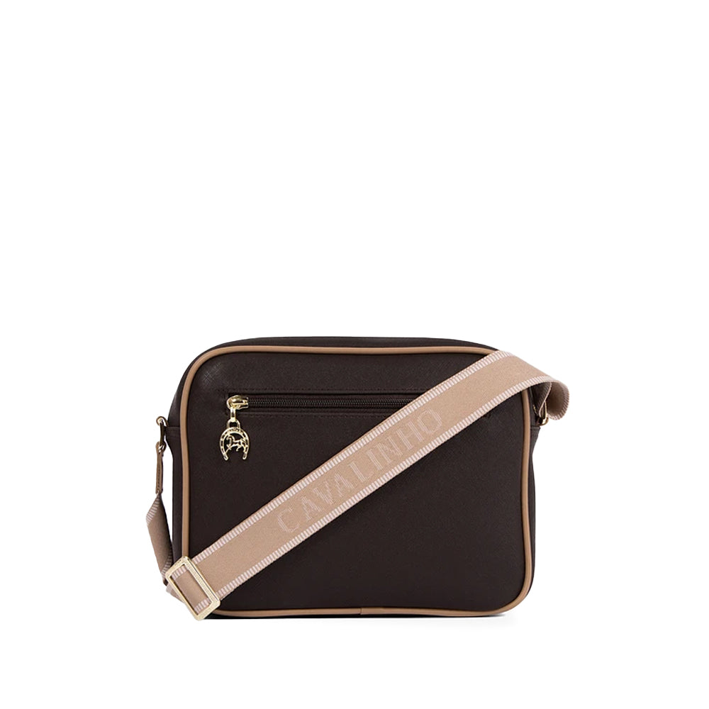 Mala Tiracolo Mulher Pele Castanho