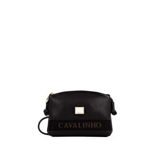 Mala Tiracolo Mulher Pele Preto