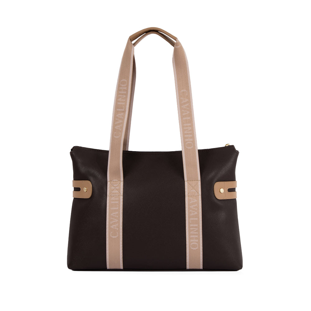 Mala de Ombro Mulher Pele Castanho