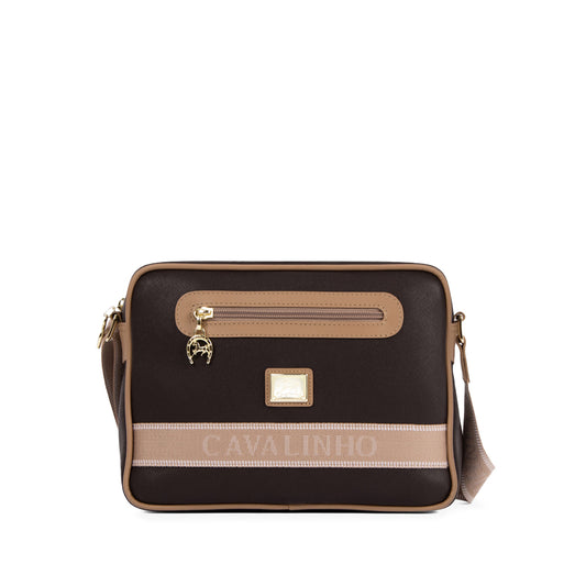Mala Tiracolo Mulher Pele Castanho