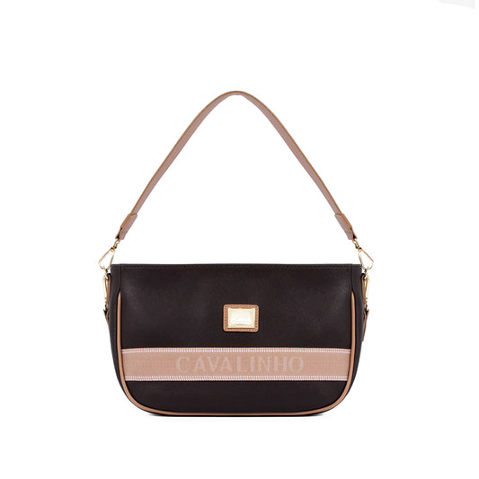 Mala de Ombro Mulher Pele Castanho