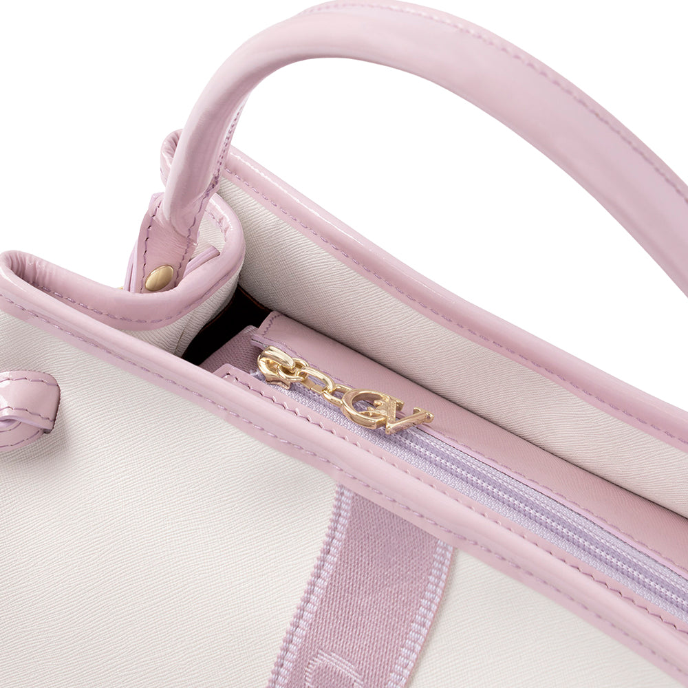 Mala de Mão Mulher Pele Lilás