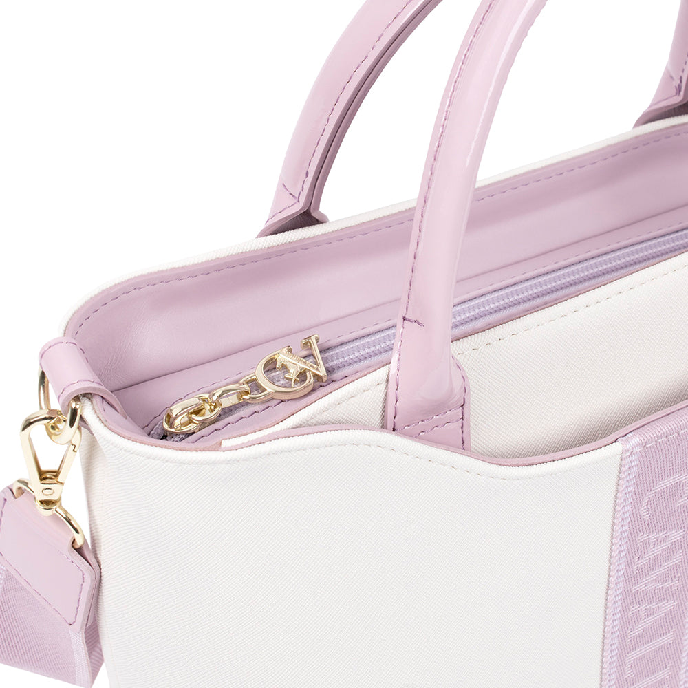 Mala de Mão Mulher Pele Lilás