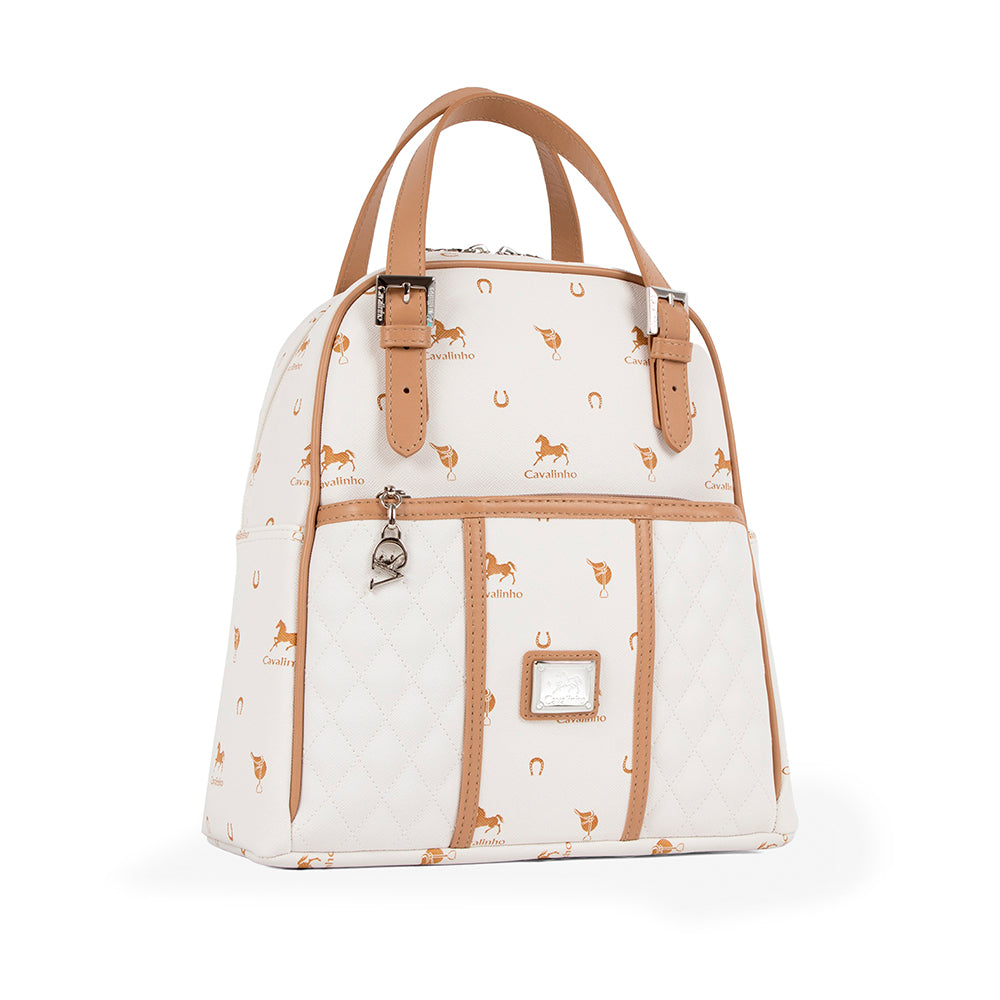 Mala Mochila Mulher Pele Branco