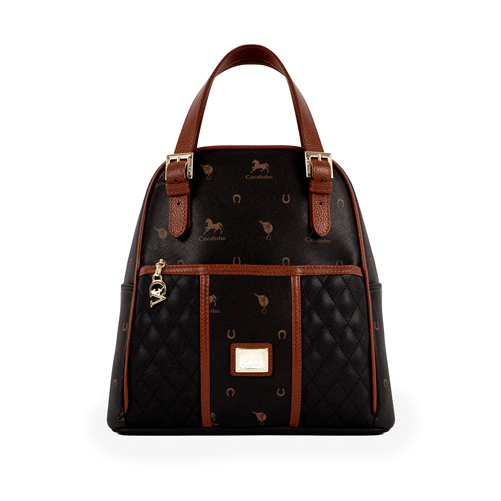 Mala Mochila Mulher Pele Preto