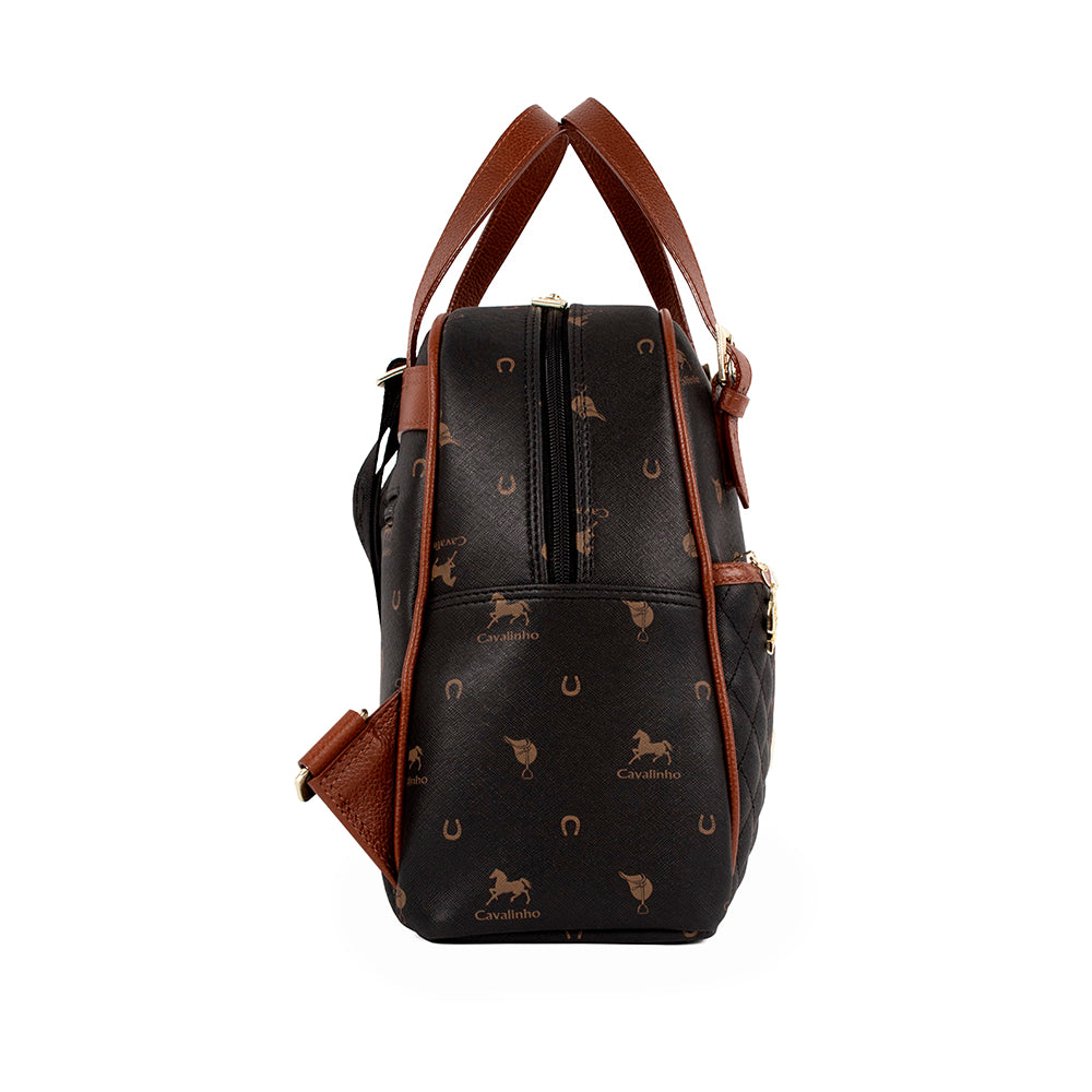 Mala Mochila Mulher Pele Preto
