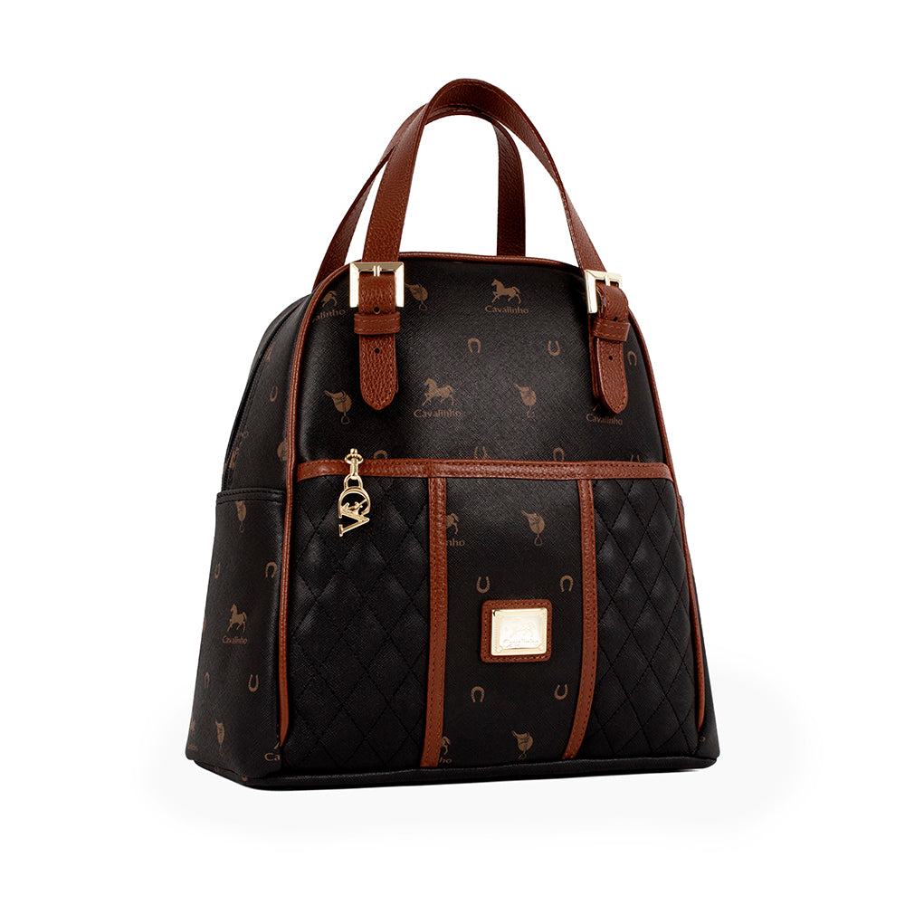 Mala Mochila Mulher Pele Preto