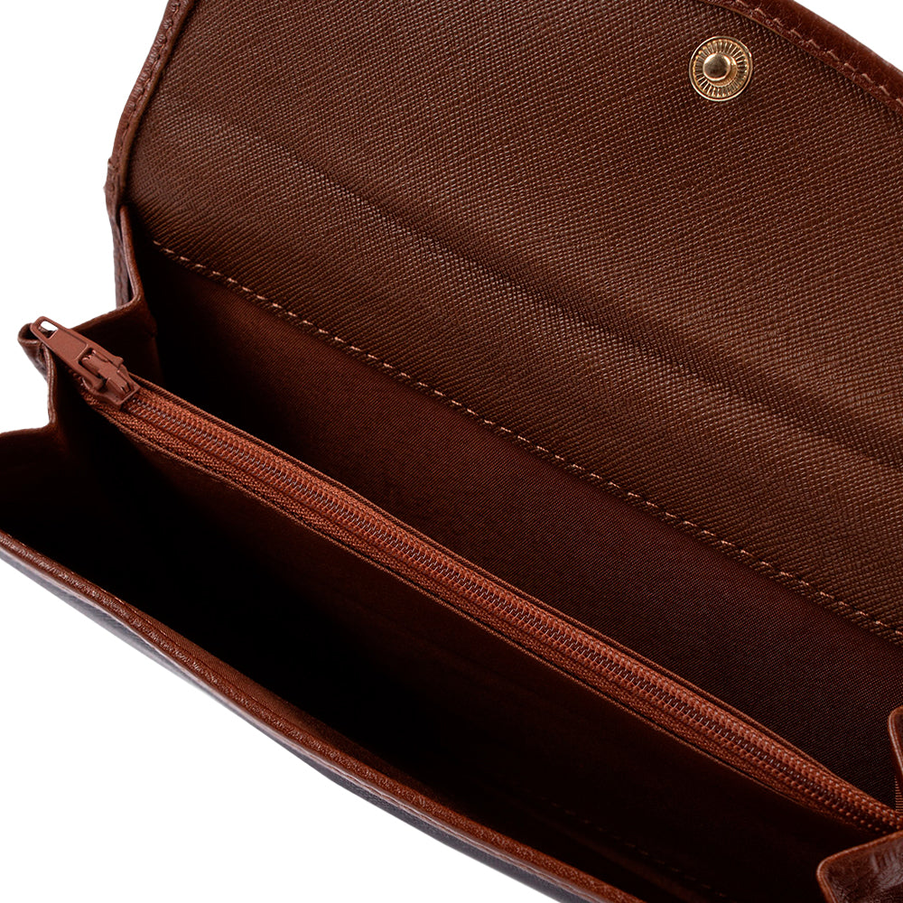 Carteira Mulher Pele  Camel