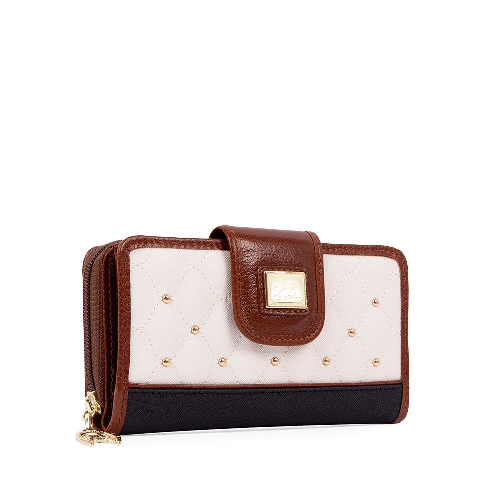 Carteira Mulher Pele Camel