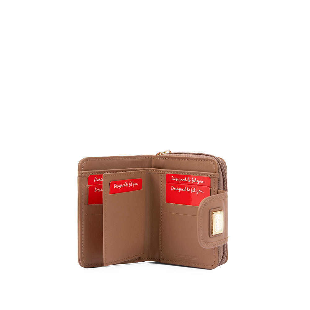 Carteira Mulher Pele Castanho