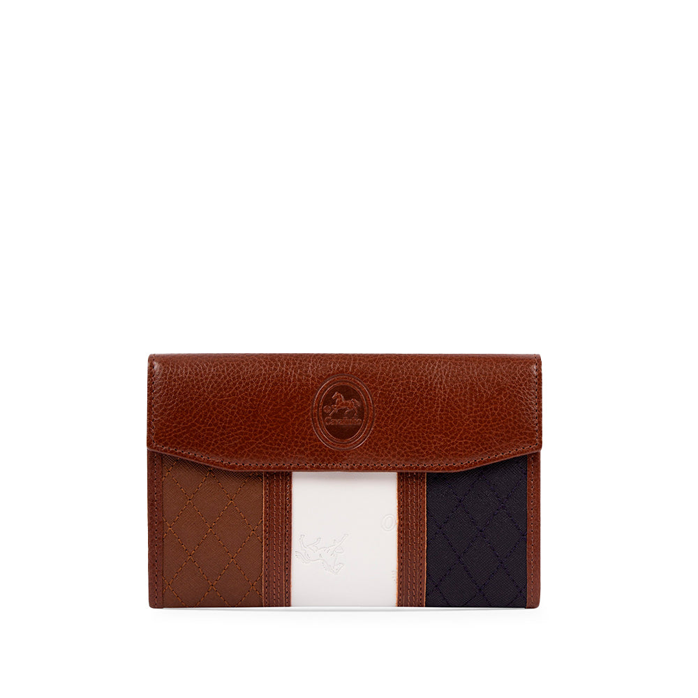 Carteira Mulher Pele Azul Multicolor